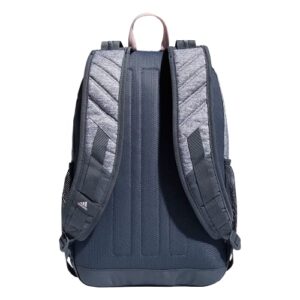 adidas Unisex Prime 6 Backpack, Jersey Grey/Onix Grey/Clear Pink, One Size