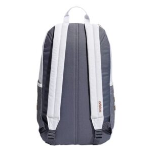 adidas Classic 3S 4 Backpack, White/Onix Grey/Rose Gold, One Size