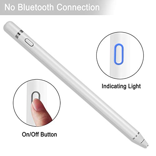 Active Stylus Pens for Touch Screens, Digital Stylish Pen Pencil Rechargeable Compatible with Most Capacitive Touch Screens