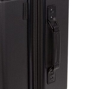 SwissGear 7739 Hardside Luggage Trunk with Spinner Wheels, Black, Checked-Large 26-Inch