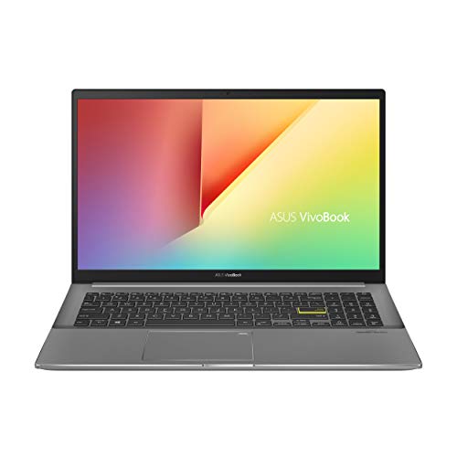 ASUS VivoBook S15 S533 Thin and Light Laptop, 15.6” FHD Display, Intel Core i5-1135G7 Processor, 8GB DDR4 RAM, 512GB PCIe SSD, Wi-Fi 6, Windows 10 Home, Indie Black, S533EA-DH51