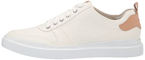 Cole Haan Men's Grandpro Rally Canvas Court Sneaker, Ivory/Natural, 9