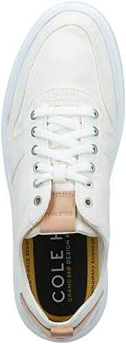 Cole Haan Men's Grandpro Rally Canvas Court Sneaker, Ivory/Natural, 9