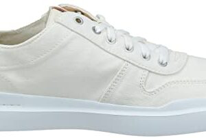 Cole Haan Men's Grandpro Rally Canvas Court Sneaker, Ivory/Natural, 9