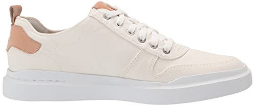 Cole Haan Men's Grandpro Rally Canvas Court Sneaker, Ivory/Natural, 9