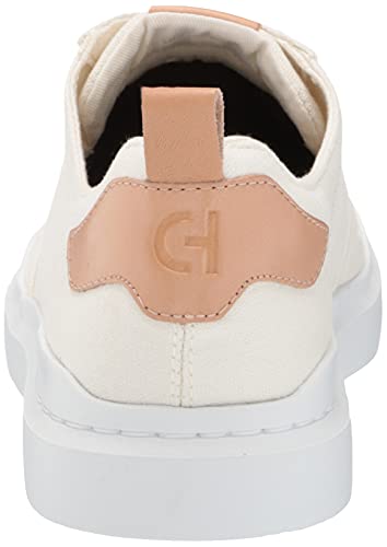 Cole Haan Men's Grandpro Rally Canvas Court Sneaker, Ivory/Natural, 9