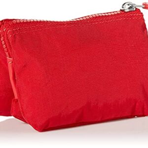 Kipling Women’s Creativity Small Pouch, Versatile Cosmetics Kit, Lightweight Nylon Travel Organizer, Red Rouge