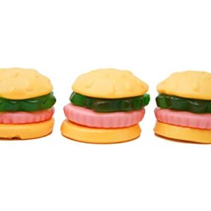 Giant Gummy Krabby Patties Candy, SpongeBob Burger Sliders, 9.52 Ounce