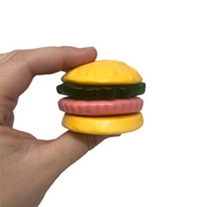 Giant Gummy Krabby Patties Candy, SpongeBob Burger Sliders, 9.52 Ounce