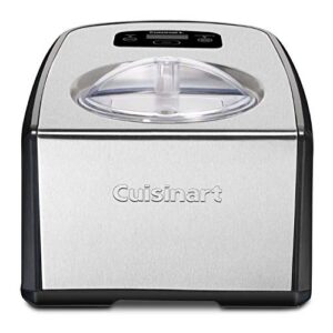 Cuisinart ICE-100 Compressor Ice Cream and Gelato Maker Bundle with Ice Cream Homemade Ice Cream and Dessert Book (2 Items)