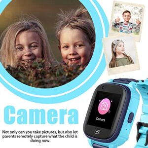 SG Latest Smartwatch for Kids 4G Smart Watch for Children GPS Tracker Kids Monitoring Voice Video Chat SOS Alarm Fitness Tracker Waterproof Phone Watch HD Screen Android iOS Best for Boys