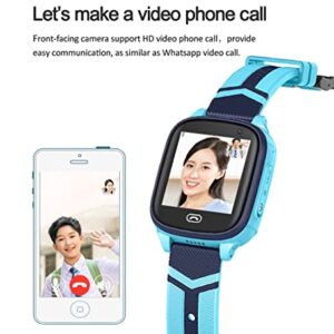 SG Latest Smartwatch for Kids 4G Smart Watch for Children GPS Tracker Kids Monitoring Voice Video Chat SOS Alarm Fitness Tracker Waterproof Phone Watch HD Screen Android iOS Best for Boys