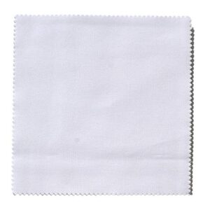 inee embroidery fabric squares cotton, 10 squares of 10 x 10-inch, white