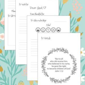 Prayer Journal for Girls: A Faith-Building Guided Journal with Writing and Drawing Prompts and Bible Verses (Gratitude and God's Word)