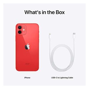 Apple iPhone 12 (128GB, (Product) RED) [Locked] + Carrier Subscription