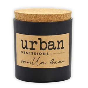 urban concepts by decocandles - highly scented soy candle - long lasting - hand poured in usa (vanilla bean, 6.7 oz.)