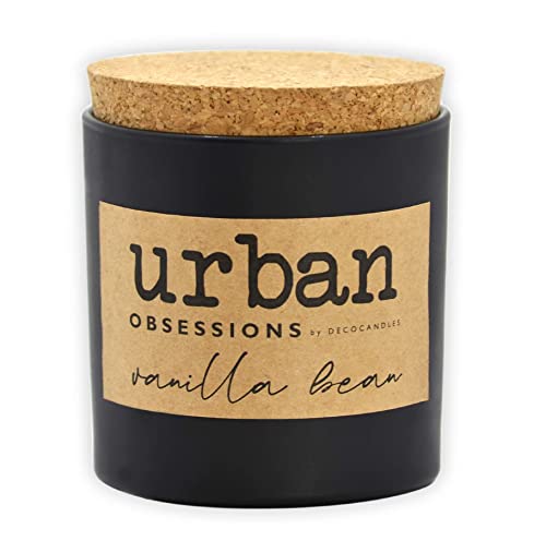 Urban Concepts by DECOCANDLES - Highly Scented Soy Candle - Long Lasting - Hand Poured in USA (Vanilla Bean, 6.7 Oz.)