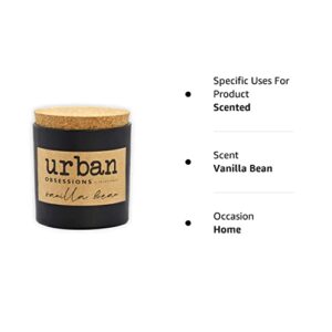 Urban Concepts by DECOCANDLES - Highly Scented Soy Candle - Long Lasting - Hand Poured in USA (Vanilla Bean, 6.7 Oz.)