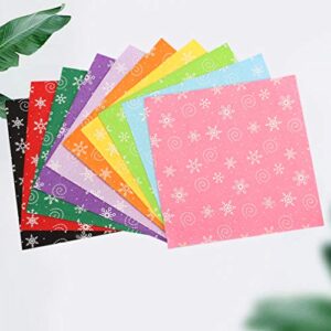 30X30cm Cotton Fabric Christmas Fabric Bundles Sewing Square Fabric Scraps Snowflake Printing Quilting Fabric Squares Christmas Cotton Patchwork for DIY Craft Supplies 20pcs