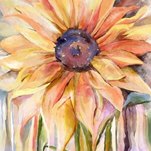 Slody Paint by Number for Adults DIY Flowers Oil Numbers Painting on Canvas Sunflower Acrylic Drawing Paintwork Art Crafts Without Frame,16x20 Inch