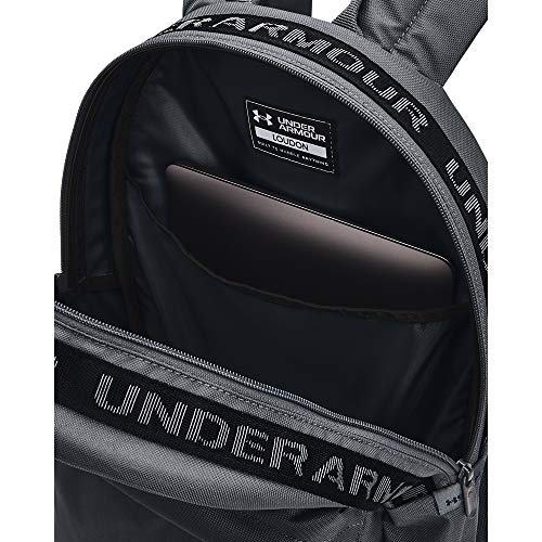 Under Armour Adult Loudon Backpack , Pitch Gray (012)/Black , One Size Fits All