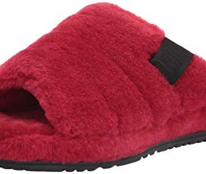 UGG Men's Slipper, Samba RED Fluff, 9