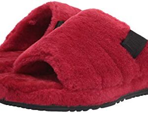 UGG Men's Slipper, Samba RED Fluff, 9