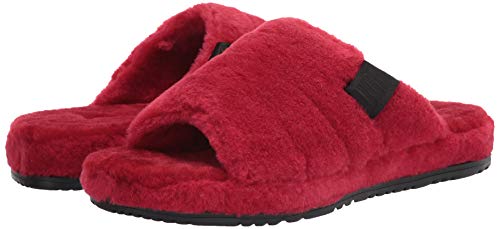 UGG Men's Slipper, Samba RED Fluff, 9