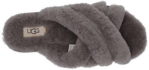 UGG Women's SCUFFITA Slipper, Charcoal, 8