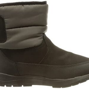 UGG K Toty Weather Snow Boot, Black/Charcoal, 13 US Unisex Little Kid