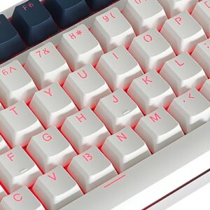 Happy Balls PBT Keycaps Backlit Cherry MX Keycap Set Doubleshot OEM Profile Translucent with Keycap Puller for US UK Layout 61 68 84 87 104 108 MX Switches Mechanical Keyboard