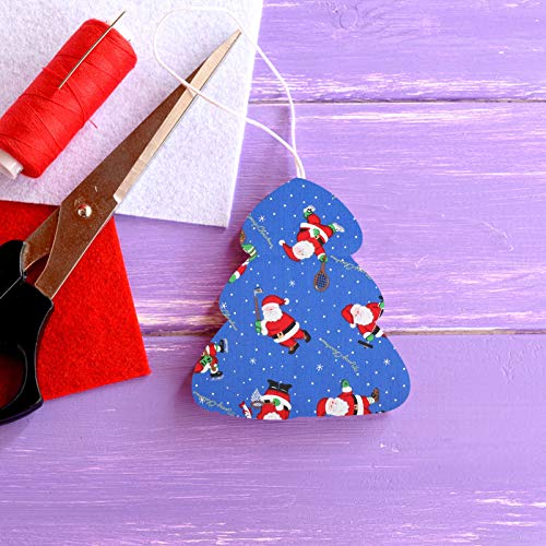 Healifty Christmas Fabric 13Pcs Christmas Cotton Fabric Bundles Patchwork Precut Fabric Scraps Quilting Fabric Sheets for DIY Christmas Stocking Tree Wreath Doll Quilted Fabric Drapery