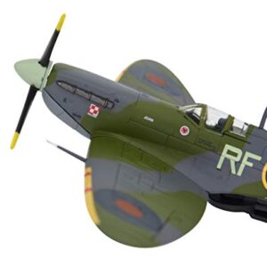TANG DYNASTY(TM) 1:72 Supermarine Spitfire Fighter Attack Metal Plane Model, World War II Royal Air Force 1941, Military Airplane Model,Diecast Plane,for Collecting and Gift