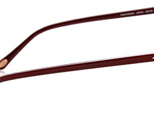 Fossil Women's Female Sunglass Style FOS 2103/G/S Cat Eye, Burgundy, 52mm, 18mm