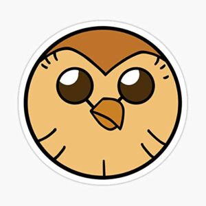 the owl house - hooty sticker - sticker graphic - auto, wall, laptop, cell, truck sticker for windows, cars, trucks