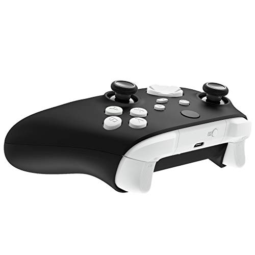eXtremeRate White Replacement Buttons for Xbox Series S & Xbox Series X Controller, LB RB LT RT Bumpers Triggers D-pad ABXY Start Back Sync Share Keys for Xbox Series X/S Controller