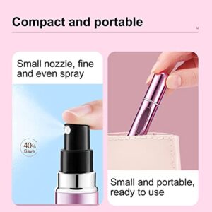 Yamadura Portable Mini Refillable Perfume Atomizer Bottle Spray, Scent Pump Case for Travel (5ml, 4 Pack) 4