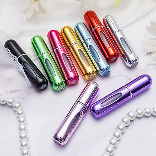 Yamadura Portable Mini Refillable Perfume Atomizer Bottle Spray, Scent Pump Case for Travel (5ml, 4 Pack) 4