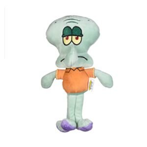 spongebob squarepants for pets squidward figure plush dog toy | 9 inch medium dog toy for spongebob fans | octopus squeaky dog toy for all dogs made from soft plush fabric