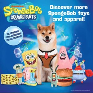 SpongeBob SquarePants for Pets Squidward Figure Plush Dog Toy | 9 Inch Medium Dog Toy for Spongebob Fans | Octopus Squeaky Dog Toy for All Dogs Made from Soft Plush Fabric