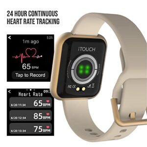 iTouch Air 3 Smartwatch Fitness Tracker with Heart Rate Tracker, Step Counter, Notifications, Sleep Monitor for Men Women