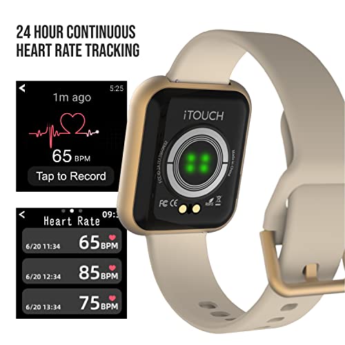 iTouch Air 3 Smartwatch Fitness Tracker with Heart Rate Tracker, Step Counter, Notifications, Sleep Monitor for Men Women