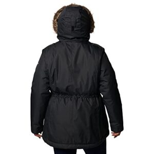 Columbia Women's Suttle Mountain II Insulated Jacket, Black, Large