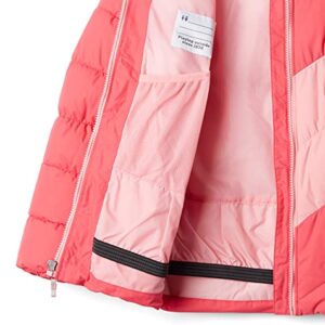 Columbia Youth Girls Arctic Blast Jacket, Bright Geranium/Pink Orchid, Large