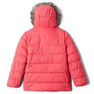 Columbia Youth Girls Arctic Blast Jacket, Bright Geranium/Pink Orchid, Large