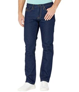 u.s. polo assn. stretch slim straight five-pocket denim jeans in blue rinse blue rinse 32 30
