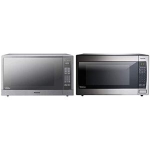 panasonic microwave oven & microwave oven nn-sn966s stainless steel countertop/built-in with inverter technology and genius sensor, 2.2 cubic foot, 1250w