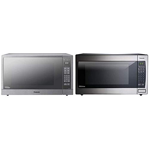 Panasonic Microwave Oven & Microwave Oven NN-SN966S Stainless Steel Countertop/Built-In with Inverter Technology and Genius Sensor, 2.2 Cubic Foot, 1250W