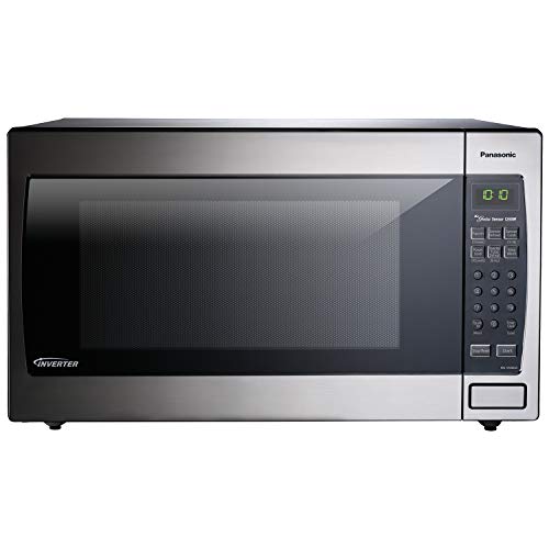 Panasonic Microwave Oven & Microwave Oven NN-SN966S Stainless Steel Countertop/Built-In with Inverter Technology and Genius Sensor, 2.2 Cubic Foot, 1250W
