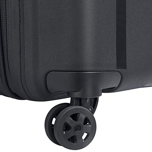 DELSEY Paris Clavel Hardside Expandable Luggage with Spinner Wheels, Black, Checked-Large 30 Inch